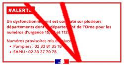 Dysfonctionnement des numéros d'urgence,... rétabli !