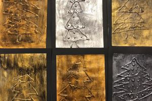 Cartes : sapins de Noël