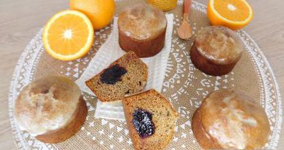 Nonnettes à la confiture de cassis 