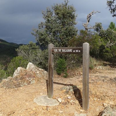 Le Col du Baladou et le Mal Infernet depuis le col de Belle Barbe (St-Raphaël).