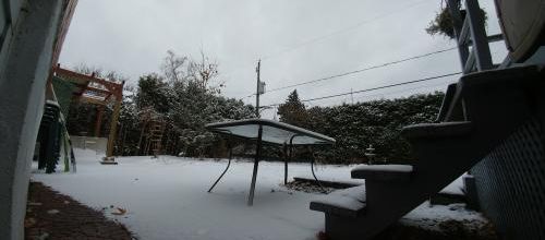 First snow in Gatineau