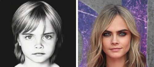 This is what 12 famous models looked like when they were kids