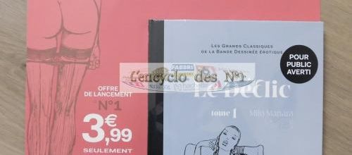 N° 1 Les grands classiques de la bande dessinée érotique - Lancement 