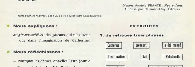 Le jour de Catherine (Anatole France)