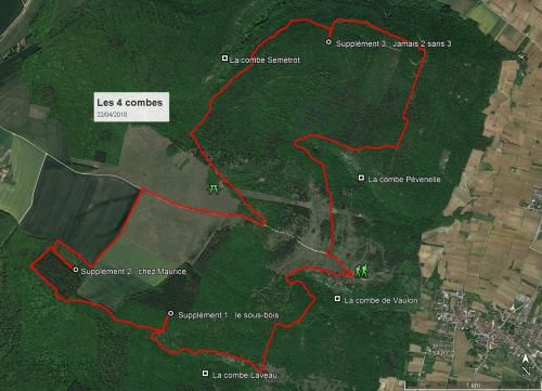 "Les Quatre Combes" - Dimanche 22 avril 2018