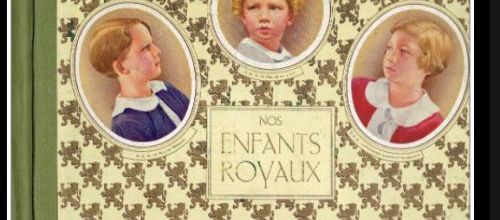 Photos enfants royaux belges sur le chocolat 'cotes d'Or) années 1930