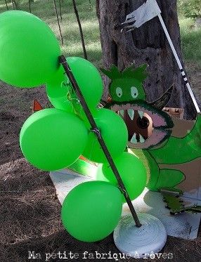 Animation dragon pour anniversaire chevalier