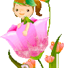 Fille fleurs - réception -