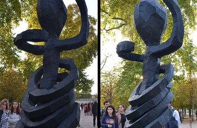 FIAC 2014 Jardin des Tuileries : "Louise Fuller" de Georg Baselitz