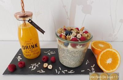Pudding végétal aux graines de chia