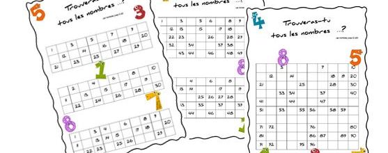 Atelier numération : trouveras-tu tous les nombres ?
