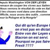 UE, Mélenchon , Education, ce sont les infos du poissonnier.