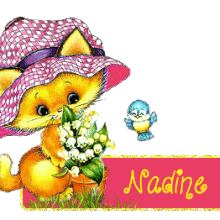 756 - Chat et oiseau - MUGUET - 1er mai