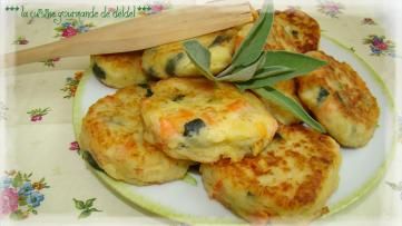 GALETTES DE LÉGUMES,FROMAGES