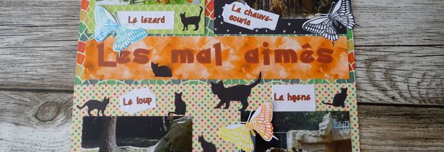 Deux pages pour l'album sur le zoo de la Palmyre