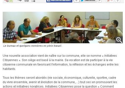 Annonce dans la Nouvelle République