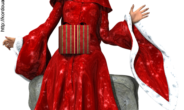 Tube de Mère Noël d'antan (render-image)