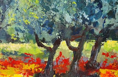 Les oliviers de Van Gogh