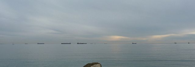 PLAGE DE FOS SUR MER EN HIVER
