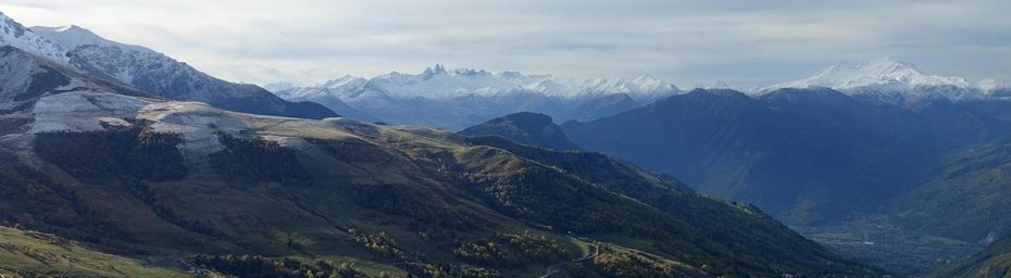 Au col Montjoie avant le mauvais temps