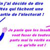 Des vérités qui vont fâcher certains électeurs!
