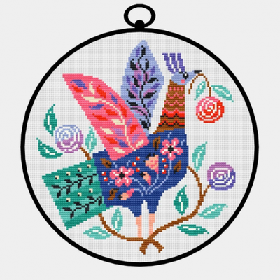 Broderie médaillon 269