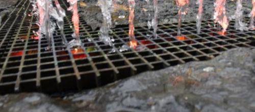 flammes d'eau