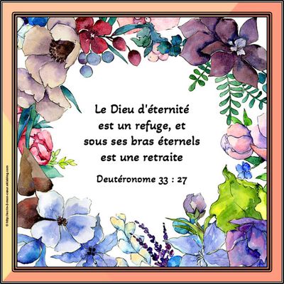 Deutéronome 33 : 27