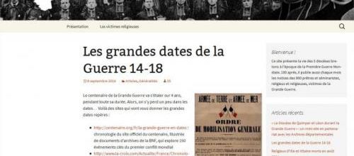 Guerre 14-18. Un blog commun des diocèses bretons