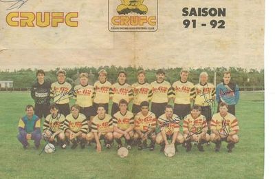 Photo : Crufc  -A 1991/1992