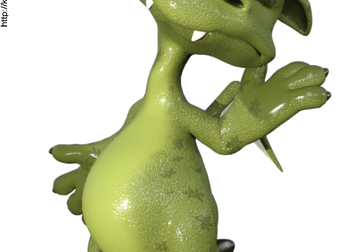 Image de petit dragon (tube-toon)