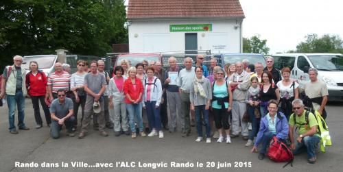 "12eme Rando dans la Ville...avec l'ALC Longvic Rando" - Samedi 20 juin 2015