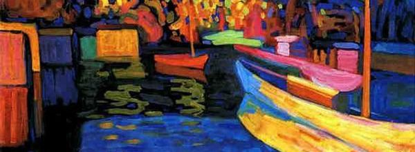 Mardi - Mon artiste de la semaine : Kandinski avant l'abstrait, oeuvres de jeunesse.