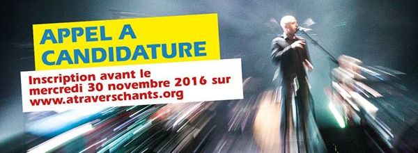 Appel à candidature, tremplin « À travers chants »