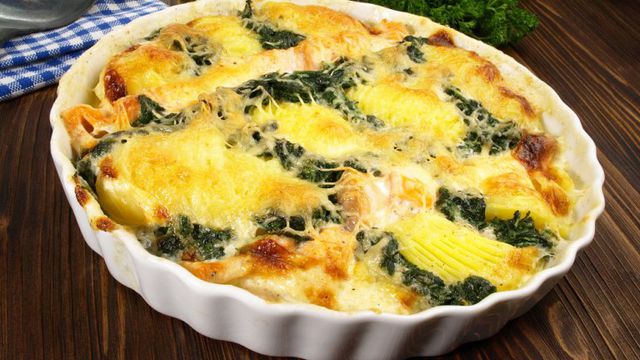 Gratin d'Epinards, Cuisinez avec l'Epinard