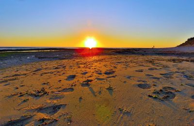 coucher de soleil sur ...
