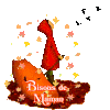 gif animé, blinkie,BISOUS,signature animee