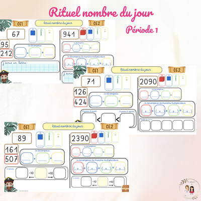 Rituel nombre du jour CE1/CE2