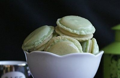 ° Macarons chocolat blanc - citron vert °