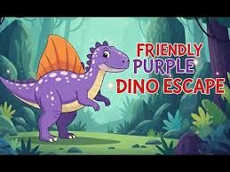 G4K  Friendly purple dino escape - games4king