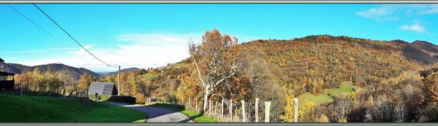 Un peu d'automne avant qu'il ne soit trop tard avec ces deux panoramas encore assez colorés - Lartigau - Milhas - 31