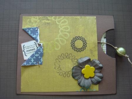 Scrap-Carte à ficelle