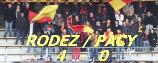 25e journée (28/02/2009) : RODEZ / PACY : 4 - 0
