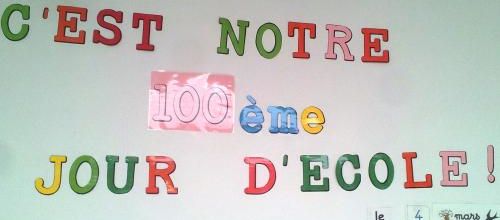 100 jours d'école