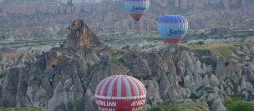 Turquie (11) - carnets de voyage..Cappadoce en Mongfolfière