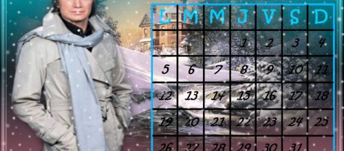 LE CALENDRIER DU MOIS