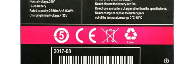 Batteria per Cubot S350 Backup - S222 (2350mAh/8.93WH) batteria di ricambio