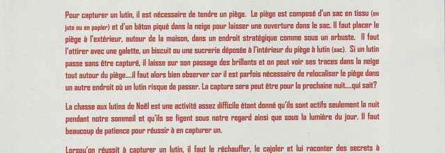 La chasse aux lutins