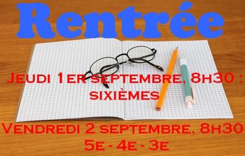 Rentrée