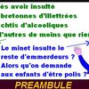 Ras le bol des insultes du Minet  ?